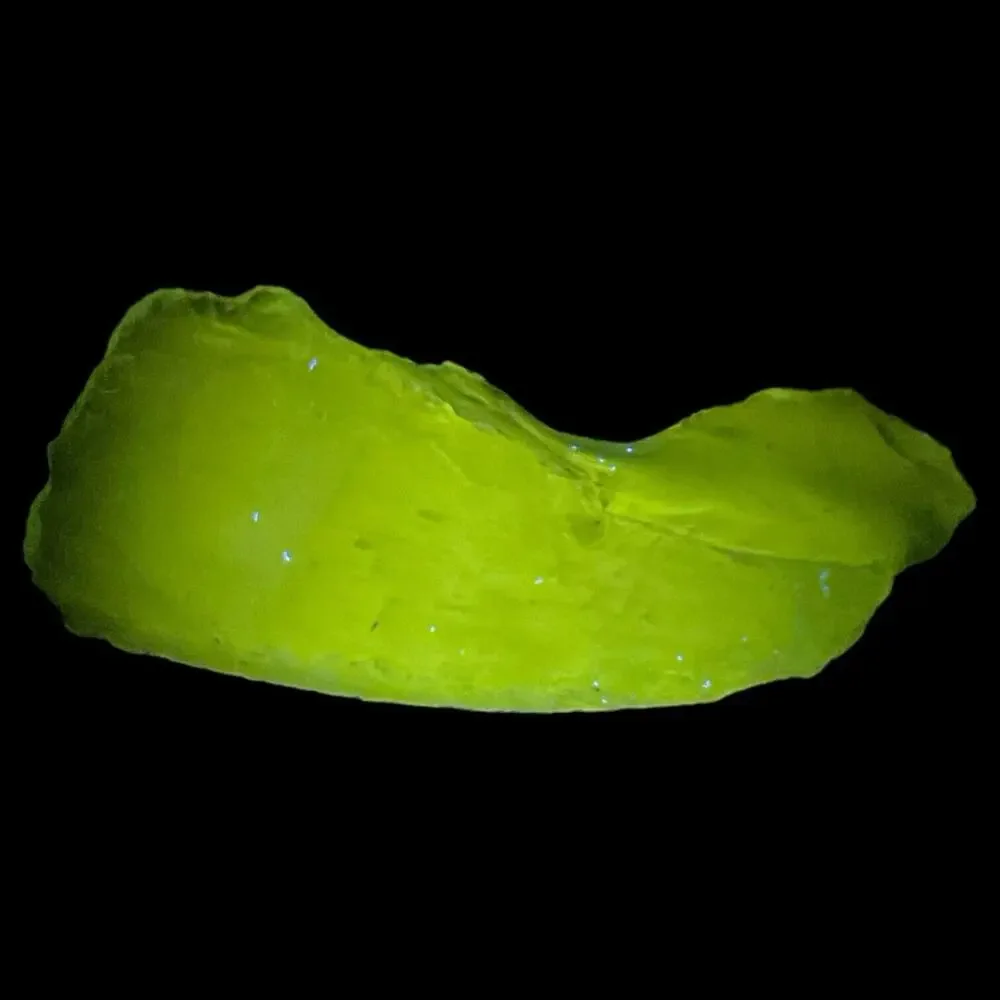 Cobalt Art Glass Cullet Glowing Translucent Manganese Slag Glass #4GL173‎